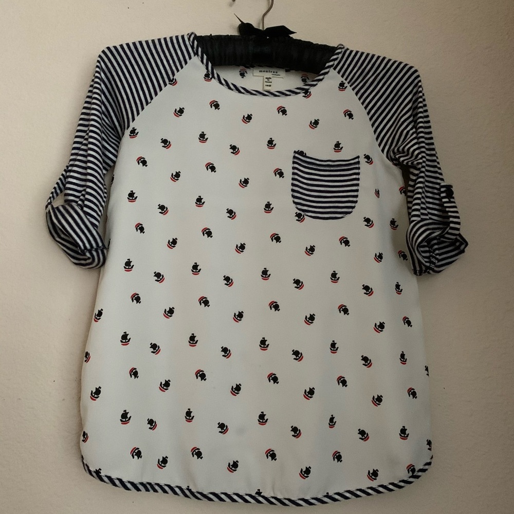 Girl’s Monteau Shirt Size 7/8 New
